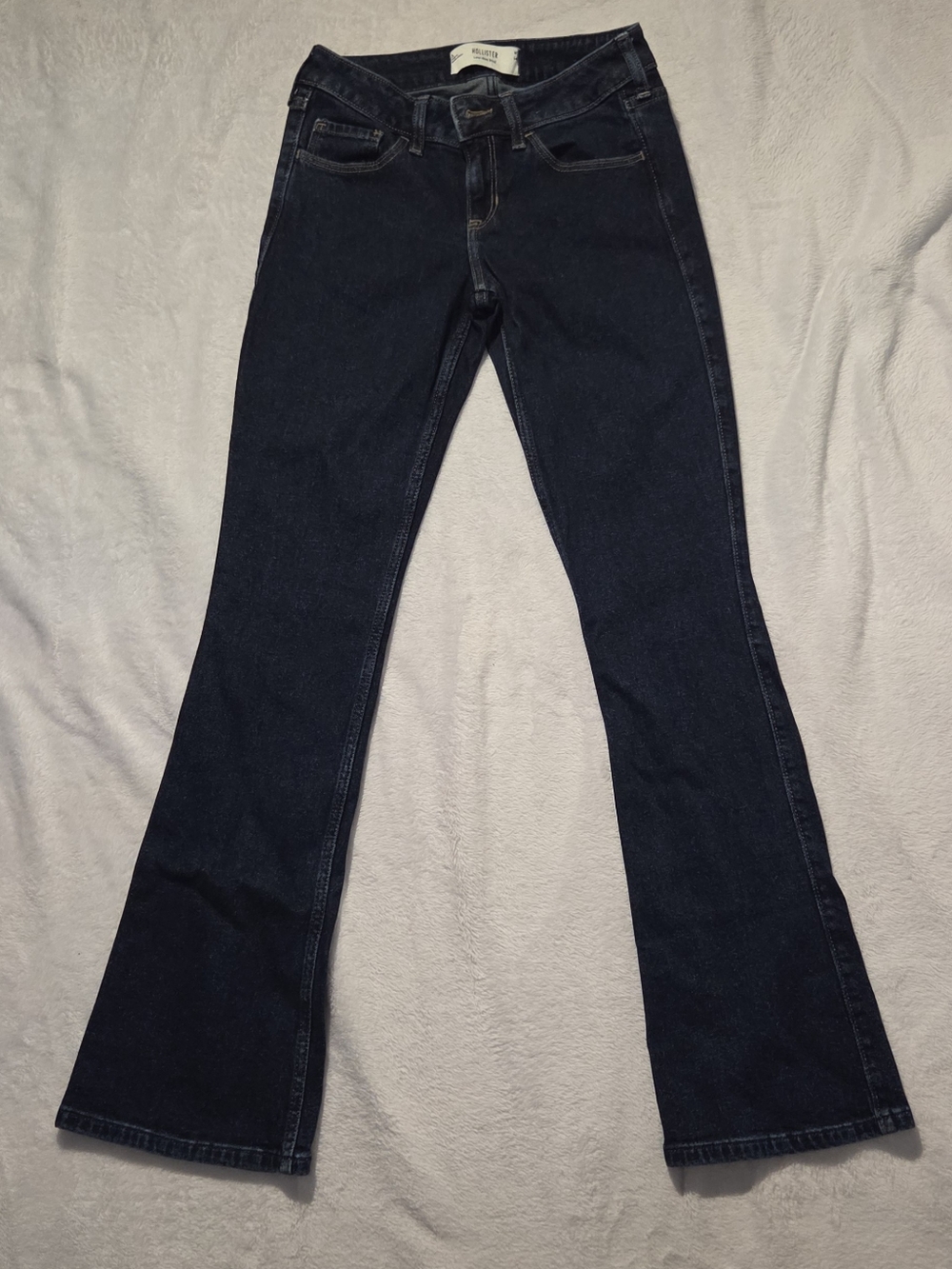 Hollister Low-Rise Boot Jeans Bootcut Blue Waist 2L
